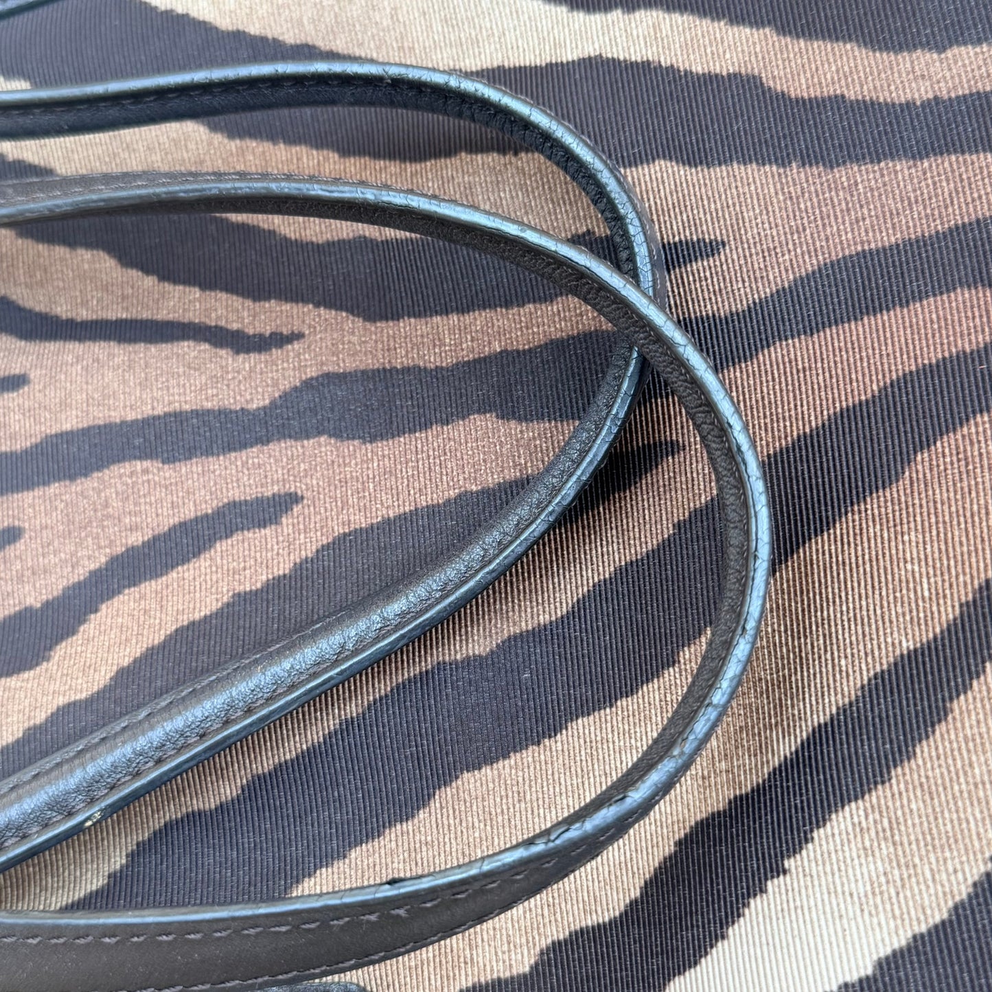 COACH MADISON EAST/WEST TOTE ZEBRA PRINT FABRIC