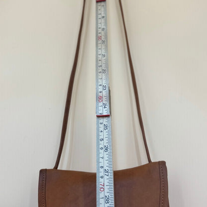 Vintage Coach Brown Glove Tanned Leather Turnlock Crossbody Bag Made in USA