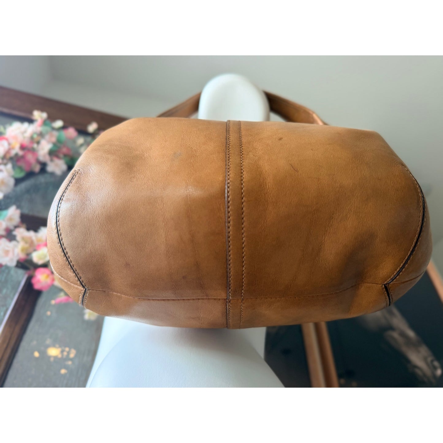Authentic Vintage Coach Ergo Hobo Shoulder Bag 9226 | British Tan Leather | Y2K